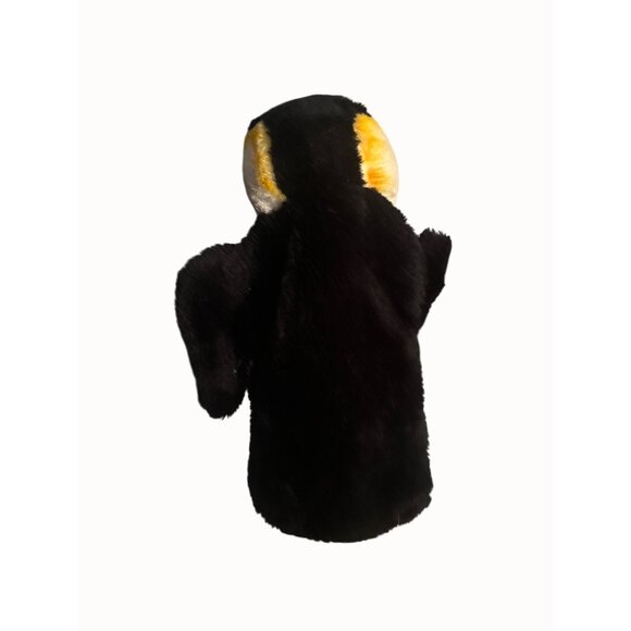 Vintage R. Dakin 1979 Emperor  Plush Hand Black  White yellow  10" Tall - Picture 6 of 6